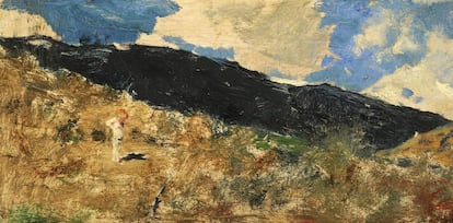 Paisaje, de Fortuny padre.