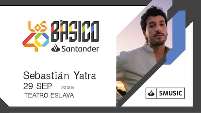 Sebastián Yatra es el encargado de inaugurar la "vuelta al cole" de LOS40 Básico.