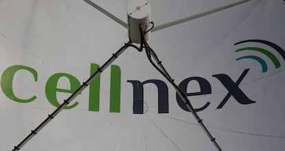 Una antena de telecomunicaciones de Cellnex.