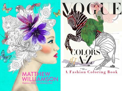 15 libros de moda para colorear (y relajarte)
