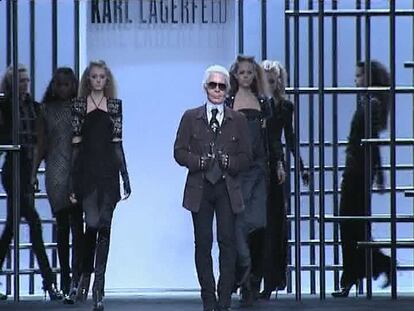 Karl Lagerfeld presenta su colección prêt-à-porter en París