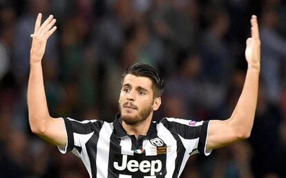 Álvaro Morata, jugador de la Juventus.
