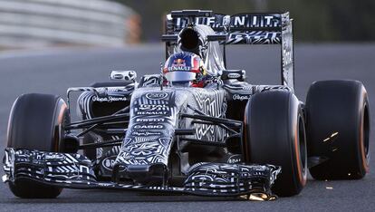 Daniil Yvyat, de Red Bull, en Jerez.