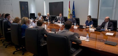 Fotograf&iacute;a facilitada por Presidencia del Gobierno, de la reuni&oacute;n hoy de la Comisi&oacute;n Delegada de Asuntos Econ&oacute;micos.