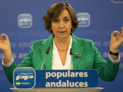 La vicesecretaria de Organización del PP andaluz, Ana Corredera.