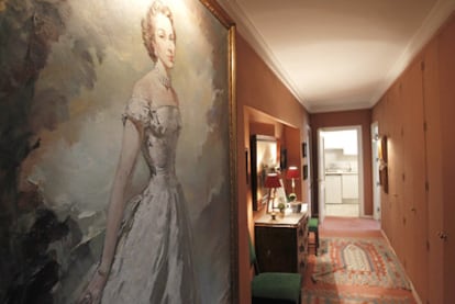 A hallway in a house designed by Matilde Ucely in 1978.