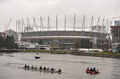 El BC Place, en Vancouver, en la provincia canadiense de Columbia Británica, con una capacidad para 54.500 espectadores.