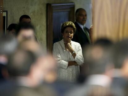 Dilma Rousseff, en Brasilia, el viernes.