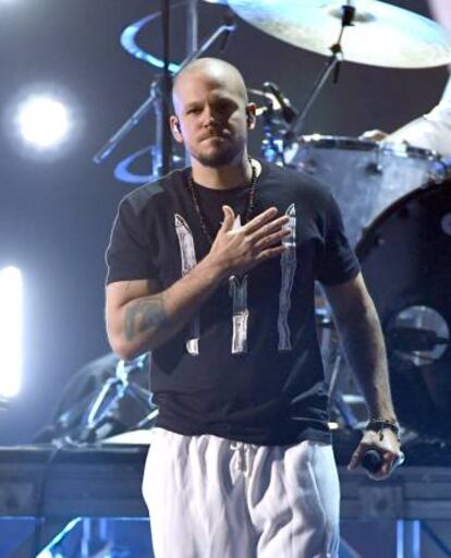 Residente, durante sua apresentação.