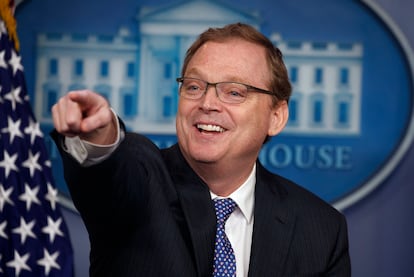 Kevin Hassett, en la Casa Blanca, en una imagen de 2018.