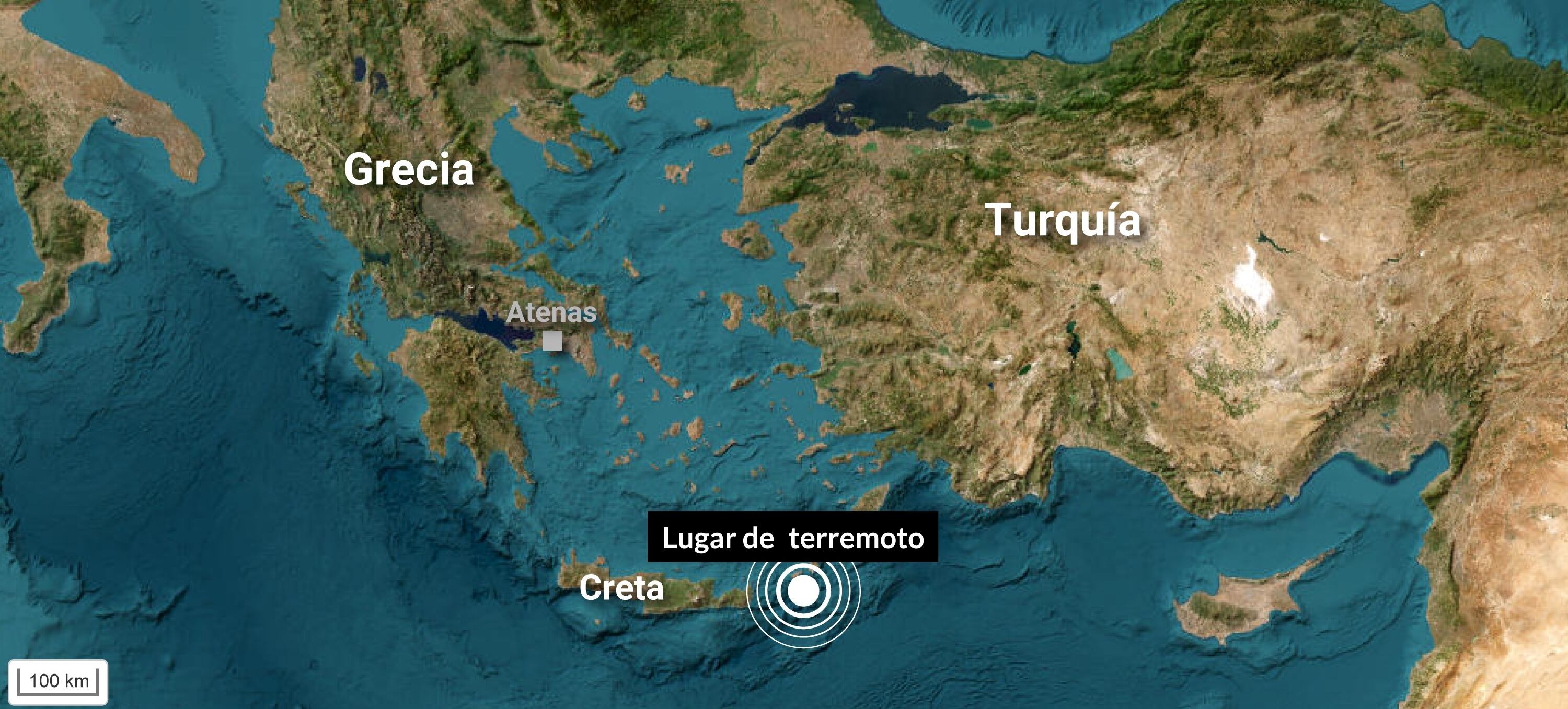 Así fue la alerta de tsunami en Grecia que llegó a Creta e islas cercanas la pasada madrugada para “alejarse de las costas de manera inmediata”