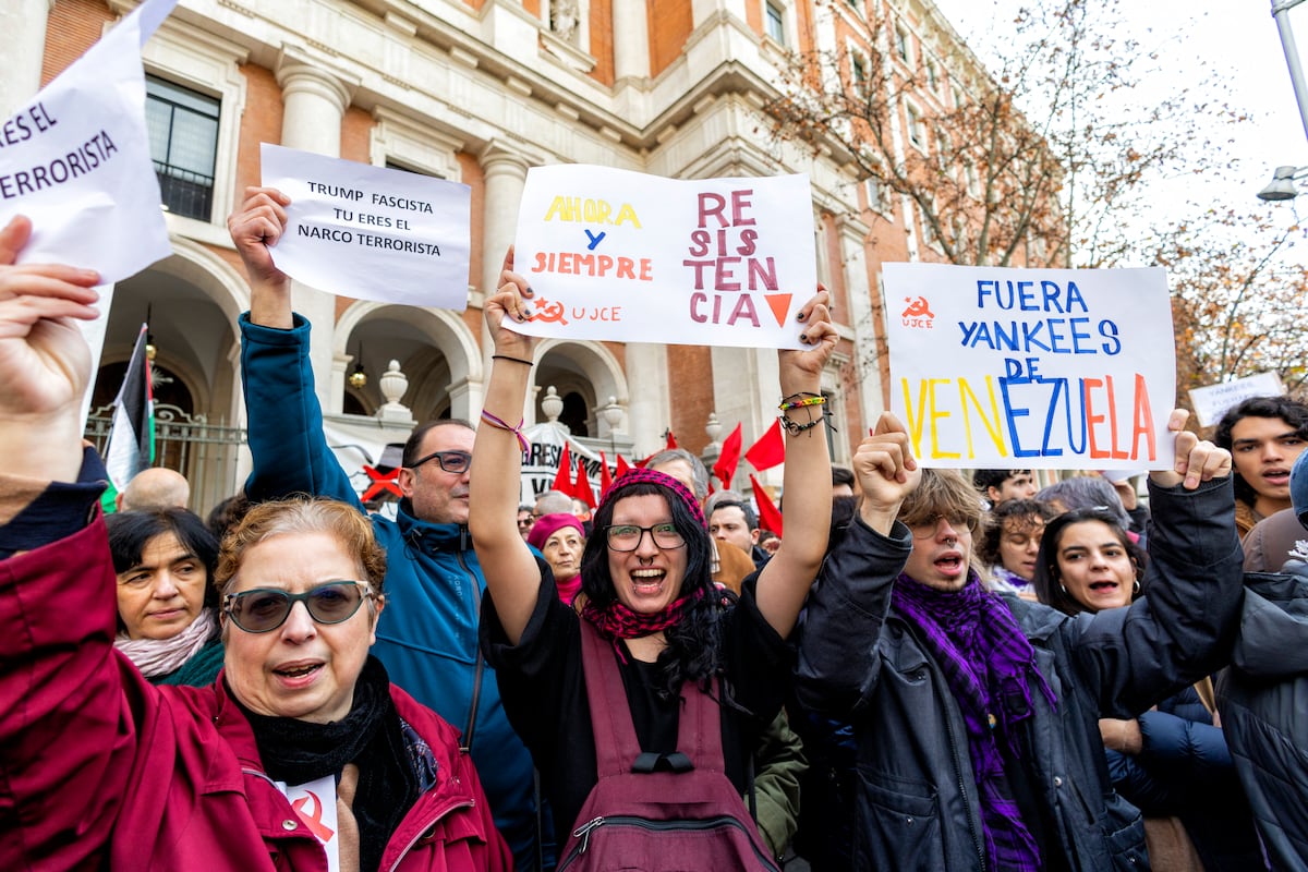 Protestas frente a la embajada de EE UU en Madrid: “No puedo tolerar lo ...