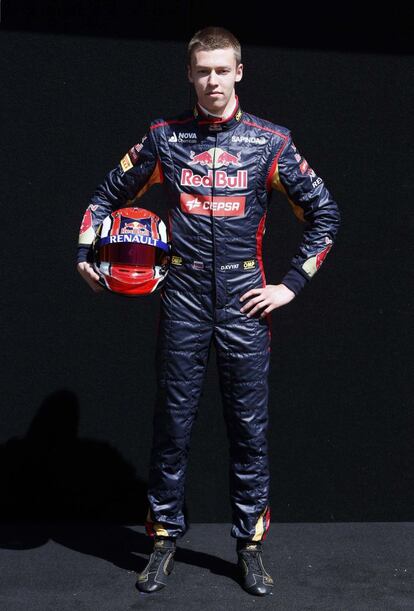 El ruso, Danil Kvyat del equipo Toro Rosso.