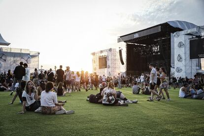 Vista del escenario principal del festival Mad Cool celebrado en Madrid.