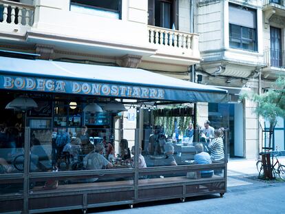 La Bodega Donostiarra es un clásico en las rutas de pintxos.