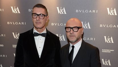 Stefano Gabbana (izquierda) y Domenico Dolce.