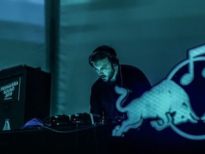 John Talabot en una actuación en el último Primavera Sound.