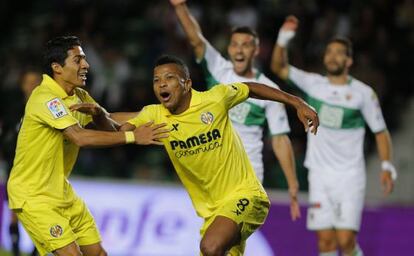 Uche celebra el gol del triunfo