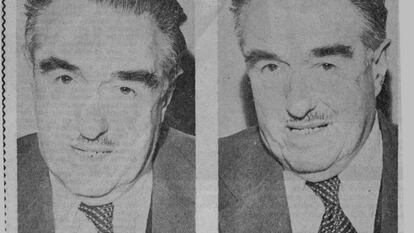 Mario Góngora en una nota de periódico que lo anunciaba como ganador del Premio Nacional de Historia, en 1976.