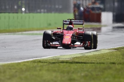 Kimi Raikkonen durante la carrera