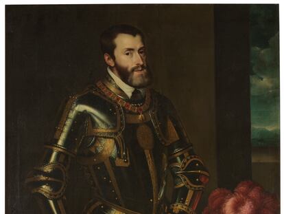 'El emperador Carlos V' (1605), de Juan Pantoja de la Cruz, cedido por el Museo del Prado a los Museos del Kremlin.