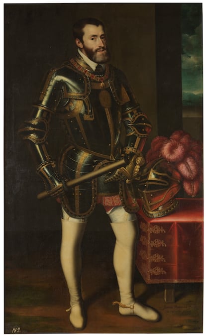 'El emperador Carlos V' (1605), de Juan Pantoja de la Cruz, cedido por el Museo del Prado a los Museos del Kremlin.