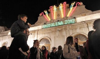 Ambiente festivo en las recientes fiestas de la Magdalena, en Castellón.