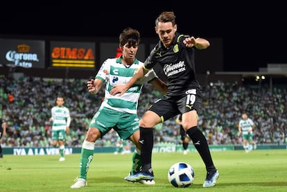 El Estadio Corona en Torreón, esta semana durante un partido entre el Santos y el Guadalajara.