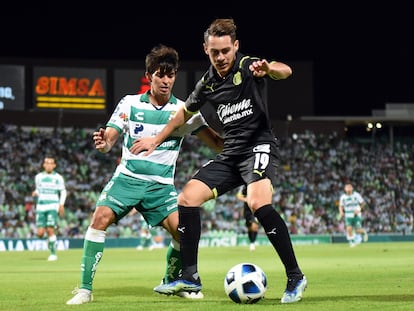 El Estadio Corona en Torreón, esta semana durante un partido entre el Santos y el Guadalajara.