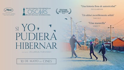Cartel promocional de la película 'si yo pudiera hibernar', estreno en cines el 30 de mayo.