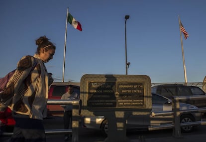 The bridge that joins Ciudad Juárez with El Paso.