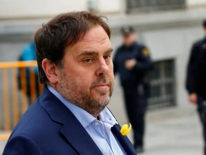 Oriol Junqueras, líder de ERC, en una imagen de archivo.