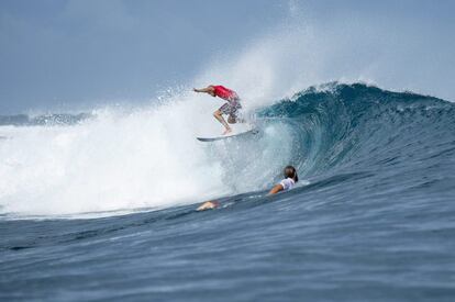 El surfista estadounidense Kelly Slater.