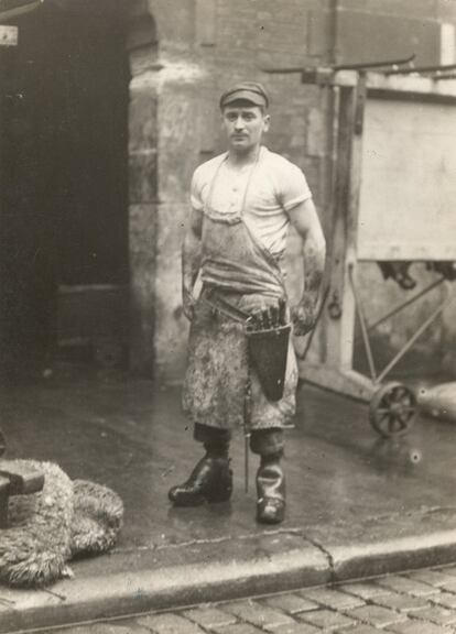 En el matadero de La Villette , 1929, París, Centre Pompidou collection, París, MNAM-CCI