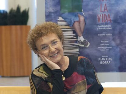 Beatriz Carvajal, en la presentación de la obra que ofrece en el Euskalduna.