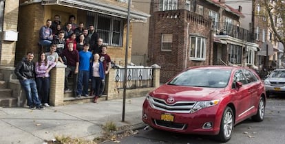 Upstairs downstairs: Some of the young Spaniards taking part in the StartupsMansion project.