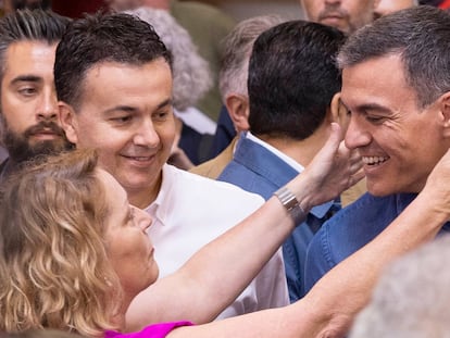 Pedro Sánchez, en Tenerife el pasado fin de semana.