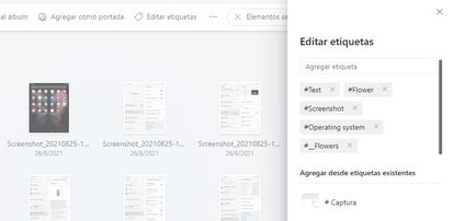 Etiqueta en OneDrive