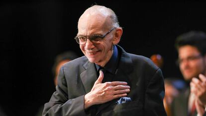 José Antonio Abreu en Salzburgo (Austria), en julio de 2013.
