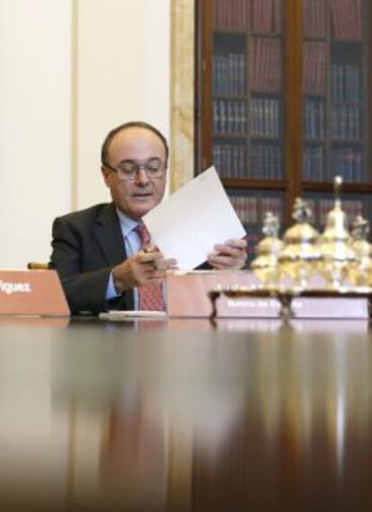 El gobernador del Banco de España, Luis María Linde.
