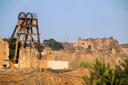 Restos de una mina abandonada en la localidad murciana de La Unión.
