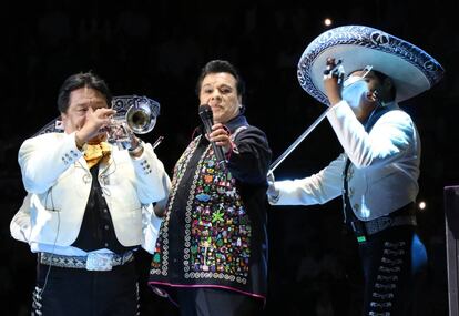 Juan Gabriel, em um show em junho, em Morelia, no México.