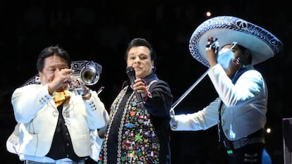 Juan Gabriel, em um show em junho, em Morelia, no México.