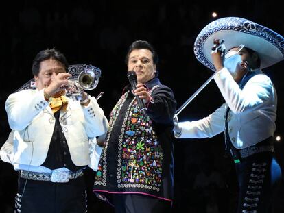 Juan Gabriel, en un concert al juny, a Morelia.