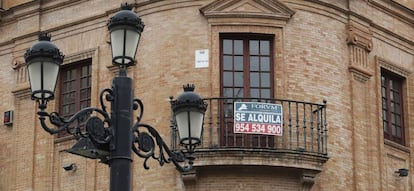Vivienda en alquiler en Sevilla, en una imagen de archivo.