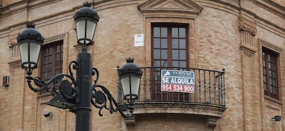 Vivienda en alquiler en Sevilla, en una imagen de archivo.