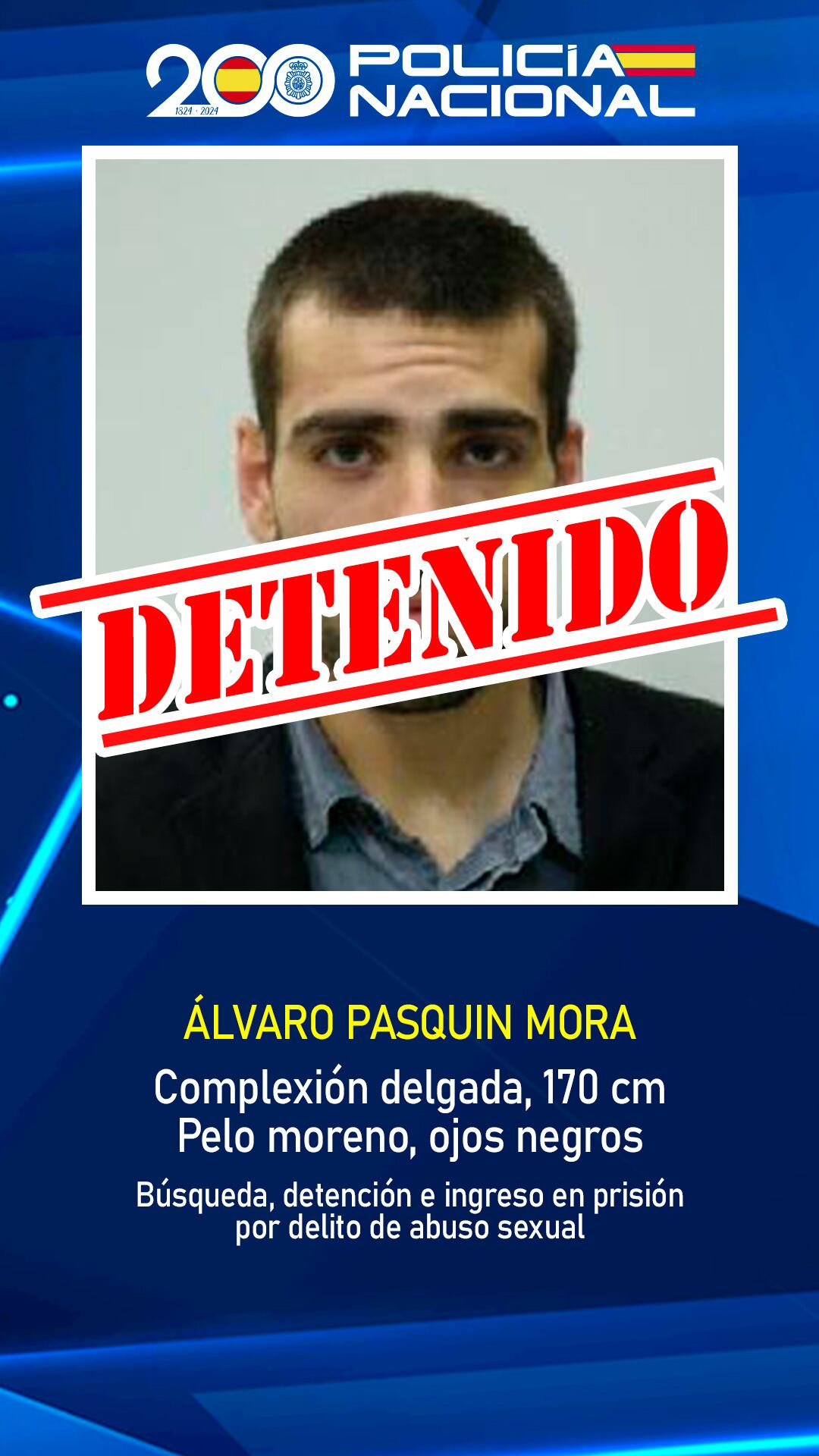 Detenido el ‘fugitivo de los tatuajes’ a nueve días de prescribir el delito de agresión sexual por el que era buscado