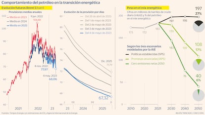 Petróleo en la transición energética Gráfico