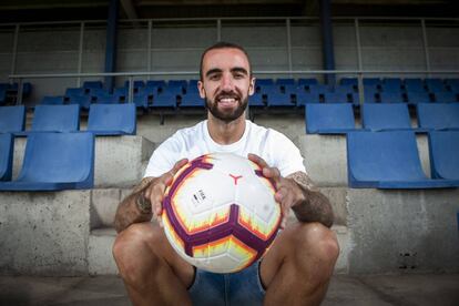 Sergi Darder, en la Ciudad Deportiva del Espanyol. 