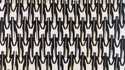 'El mundo es de quien lo transforma', obra de Manuel Calvo.
